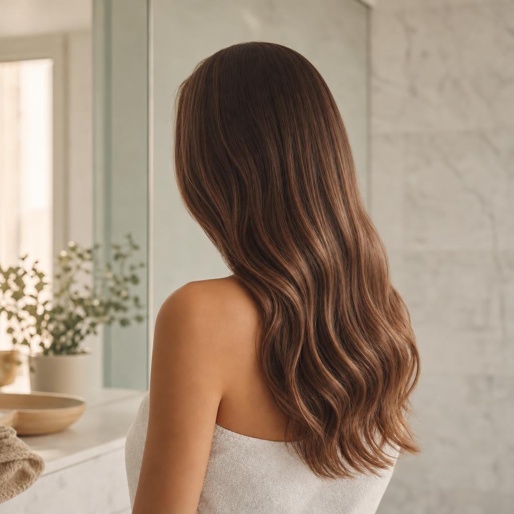 Soft, shiny hair